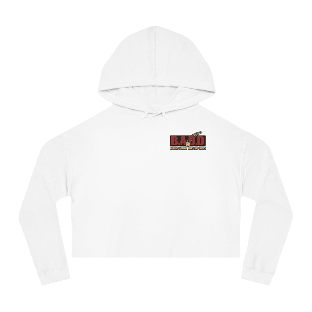 I like my drives CANCELLED! - Women's Cropped Hoodie